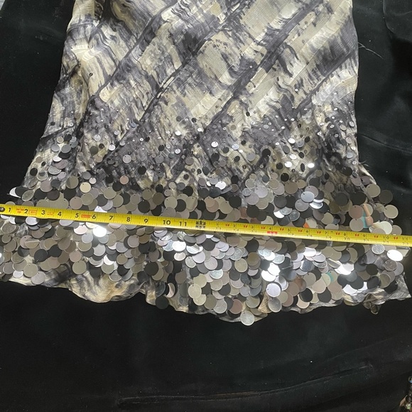 Carmen Marc Valvo Glitzy Party Dress -Wedding Guest Wow -Cocktail Party -Size 8 - Picture 11 of 16